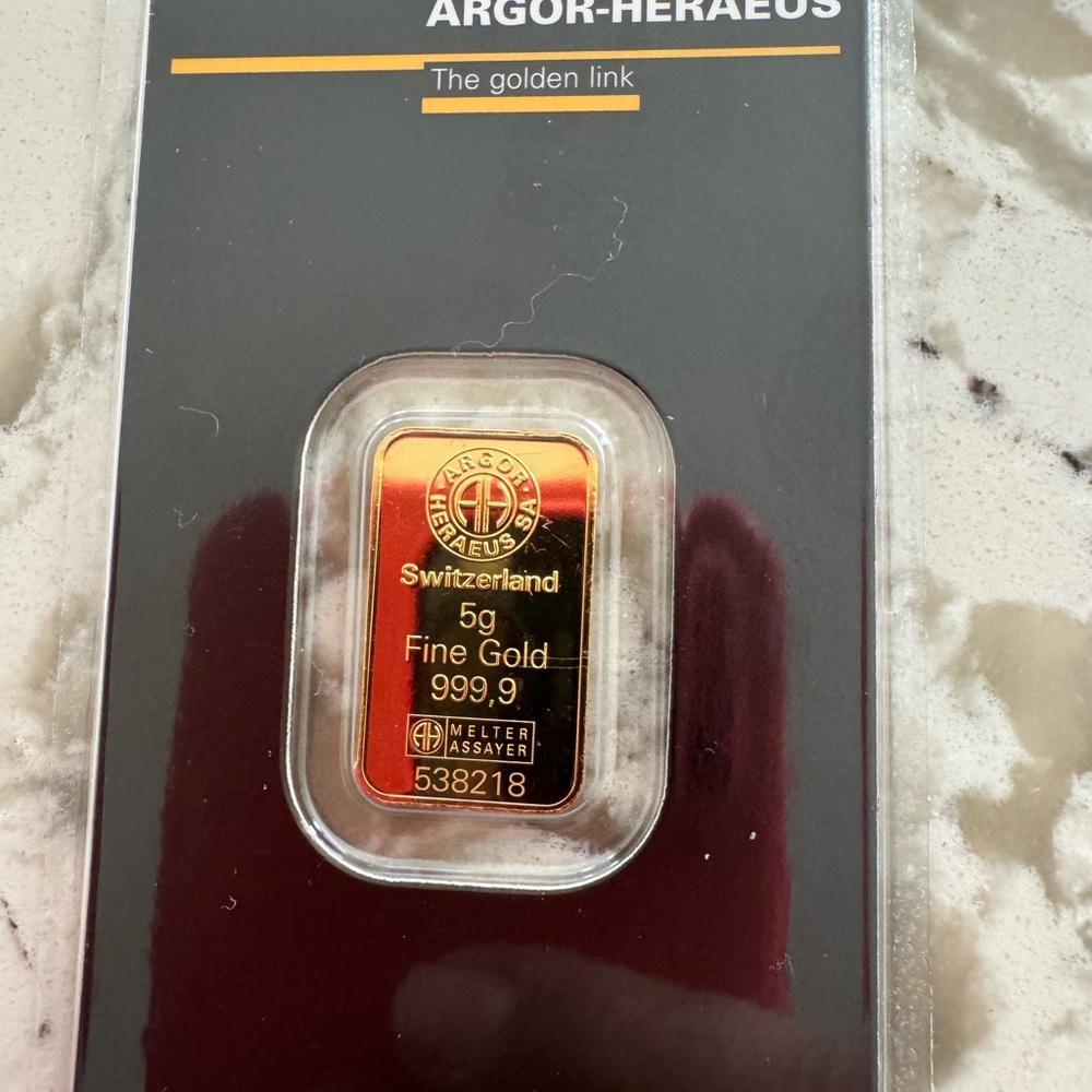 5 gram gold bar